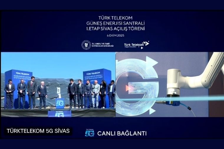 Türk Telekom Sivas’taki Dev Güneş Enerjisi Santrali Yatırımını 5G ile İstanbul’dan Açtı