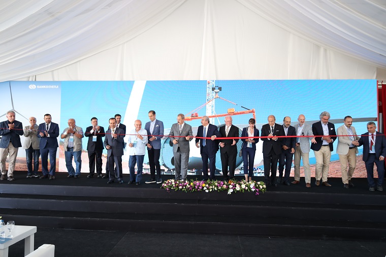Sanko Enerji, Dört Rüzgâr Enerji Santralinin Açılış Törenini Bursa Güney-1 RES’te Yaptı