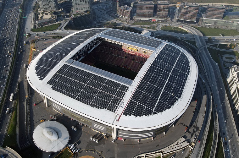 Galatasaray, Güneş Panelleri Sayesinde Yaklaşık 400 Bin Euroluk Tasarruf Sağladı