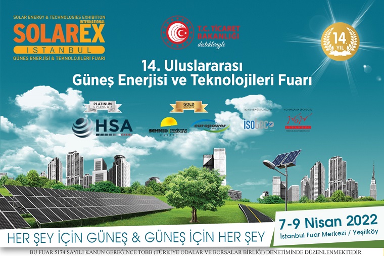 Solarex İstanbul 07 Nisan’da 14.Kez Kapılarını Açacak
